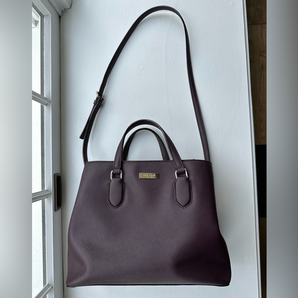 LIKE NEW Kate Spade New York Laurel Way Evangelie Satchel - Picture 3 of 10